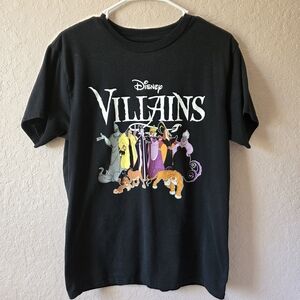 Disney Villains Black Graphic Tee